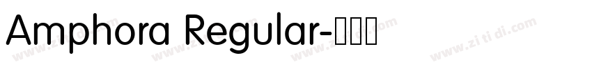 Amphora Regular字体转换 Amphora Regular字体转换
